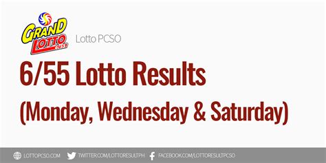 6/55lotto result summary|PCSO Lotto .